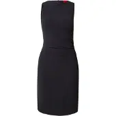HUGO Kendela 10279285 Red Sleeveless Short Dress Noir 34 Femme
