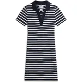 Tommy Hilfiger Open Polo Slim Fit Short Sleeve Dress Bleu 2XS Femme