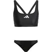 Adidas Maillot de bain 2 pièces dos en V femme 3-Stripes