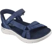 SKECHERS Sandales 'Slip-Ins: Go Walk Flex Sandal - Illuminate' bleu foncé