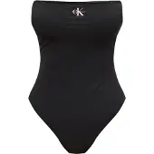 Calvin Klein Swimwear Maillot de bain noir / blanc