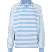 Samsøe & Samsøe T-shirt 'Ella' bleu ciel / blanc