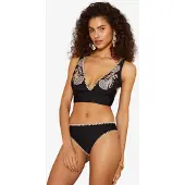 Love & roses Hauts de bikini beige / noir