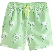 Next Shorts de bain vert / vert clair / blanc