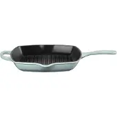 Le Creuset Grillpfanne quadratisch SIGNATURE, Poêle + casserole, Vert, Noir, Gris, Bleu
