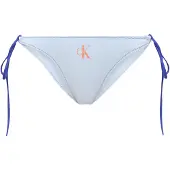 Calvin Klein Swimwear Bas de bikini bleu / bleu clair / orange