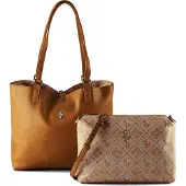 U.S. POLO ASSN. sac shopper sac à épaule Malibu Shopping Bag Camel marron clair