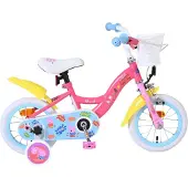 Volare Vélo pour enfants Peppa - Filles - 12 pouces - Rose
