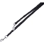 Nobby Laisse Tressé Pour Chien Noir 200 X 2,5 Cm