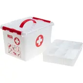 Sunware H6164805 the q-line Erste-Hilfe-Box weiß