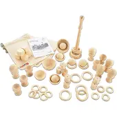 TickiT Kit de démarrage Heuristic Play, 0,8 an(s), Bois, Bois