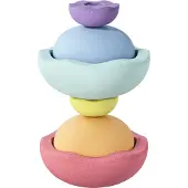 Stapelstein Inside Rainbow Pastel, set de 6 pièces