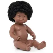 Miniland African Down Syndrome Baby Doll 38 Cm Noir Enfants