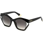 Furla Lunettes de soleil pour femmes SFU885V, modèle Nero lucido, dimensions 54/20/140