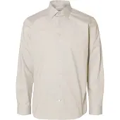 Selected Performance Slim Fit Long Sleeve Shirt Blanc M Homme