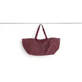 HAY Draagtas Grid Weekend Bag Large Burgundy, Rouge