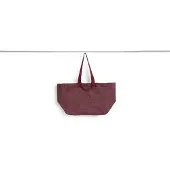 HAY Draagtas Grid Weekend Bag Medium Burgundy, Rouge