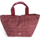 HAY Grid Everyday Sac Mini Burgundy
