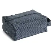 HAY Toilettas Grid Wash Bag Small Dark Blue, Trousse de toilette, Bleu