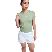 Roxy Rise & Vibe Short Sleeve Top Vert L Femme