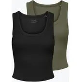 ONLY Haut 'ONLEasy' olive / noir