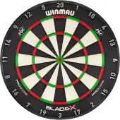 Winmau Cible Blade X – Cible professionnelle en acier avec système Rota-Lock