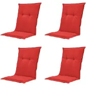 Madison Coussin de Chaise Extérieure Madison Basic Red (Dossier Bas)