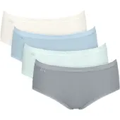 Sloggi Slip ' Originals Basic ' crème / turquoise / bleu clair / gris