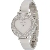 GUESS Montre à affichage analogique 'HARTLY' argent