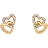 GUESS Boucles d'oreilles or / transparent