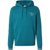 Puma Sweat-shirt 'CLASS' pétrole / blanc