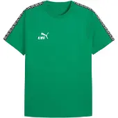 Puma T-Shirt fonctionnel vert / noir / blanc