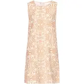 Usha Robe d’été beige / blanc