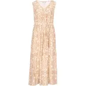 Usha Robe nude / blanc