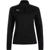 Puma Sweat de sport 'TeamLiga' noir / blanc
