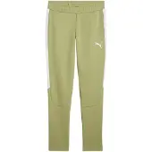 Puma Pantalon de sport 'TeamEVOSTRIPE' olive / blanc