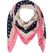 Betty Barclay Écharpe bleu marine / poudre / rose clair / blanc