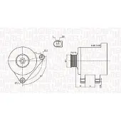 MAGNETI MARELLI 063731782010 Alternateur x