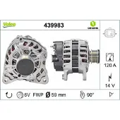 Valeo Alternateur 14 V 120 A Ø 57 mm pour, entre autres, RENAULT CLIO