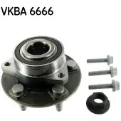 Skf Jeu de roulements de roue VKBA 6666