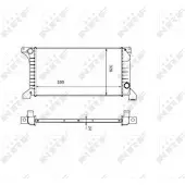 NRF Radiateur, refroidissement moteur 516212