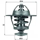 MAHLE ORIGINAL Thermostat d'eau TX 53 85D