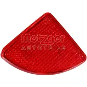 METZGER Catadioptre arrière gauche rouge avec marquage E pour, entre autres, RENAULT KANGOO