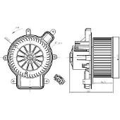 NRF 34270 Ventilateur d'habitacle