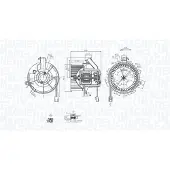MAGNETI MARELLI Ventilateur d'habitacle 069412290010