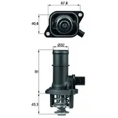 MAHLE ORIGINAL Thermostat d'eau TI 16 105
