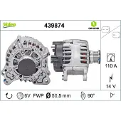 Valeo Alternateur 14 V 110 A Ø 51 mm pour, entre autres, SEAT LEON