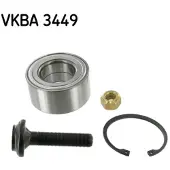 Skf Jeu de roulements de roue VKBA 3449