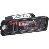 METZGER Feu de plaque d'immatriculation droit W5W transparent sans ampoule pour VW GOLF, entre autres