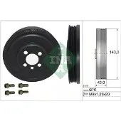Schaeffler INA Jeu de poulies damper 544 0083 20